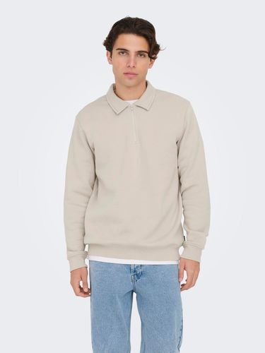 Half Zip Sweatshirt - ONLY & SONS - Modalova