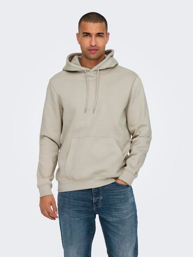 Regular Fit Hoodie Sweatshirt - ONLY & SONS - Modalova