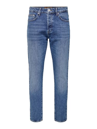 Onsyoke Tapered Mid Blue Jeans - ONLY & SONS - Modalova