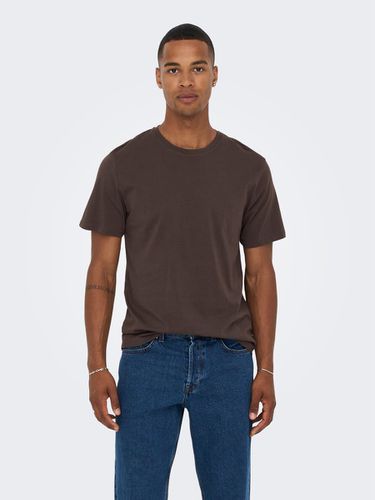 Camisetas Corte long line Cuello redondo - ONLY & SONS - Modalova