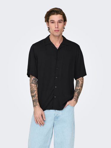 Regular Fit Resort Collar Shirt - ONLY & SONS - Modalova