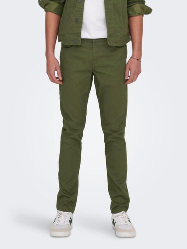 Slim Fit Trousers - ONLY & SONS - Modalova