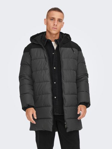 Solid color puffer jacket - ONLY & SONS - Modalova
