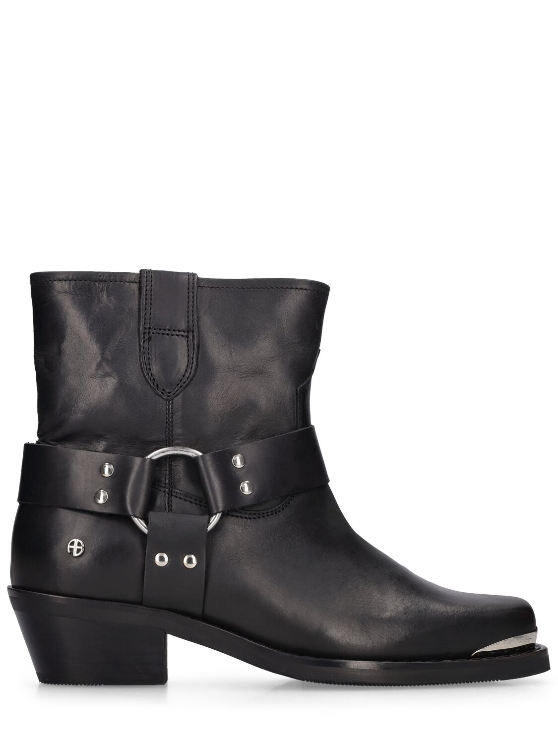 Mm Mid Leather Ankle Boots - ANINE BING - Modalova