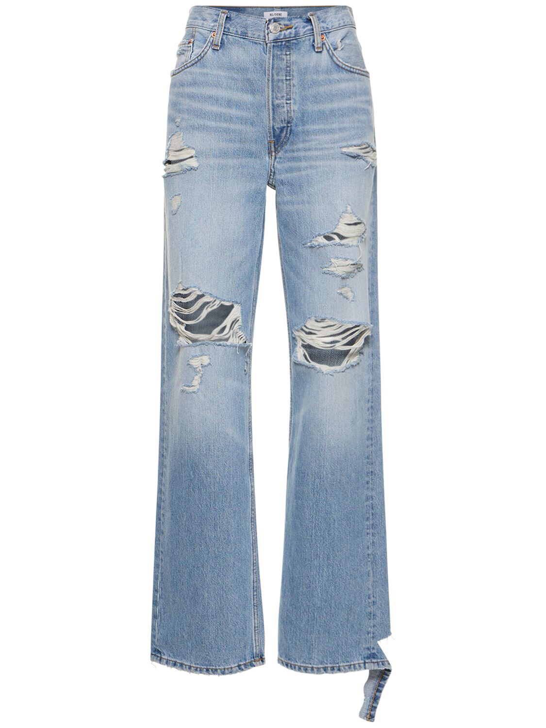 Lange Jeans Aus Baumwolldenim - RE/DONE - Modalova
