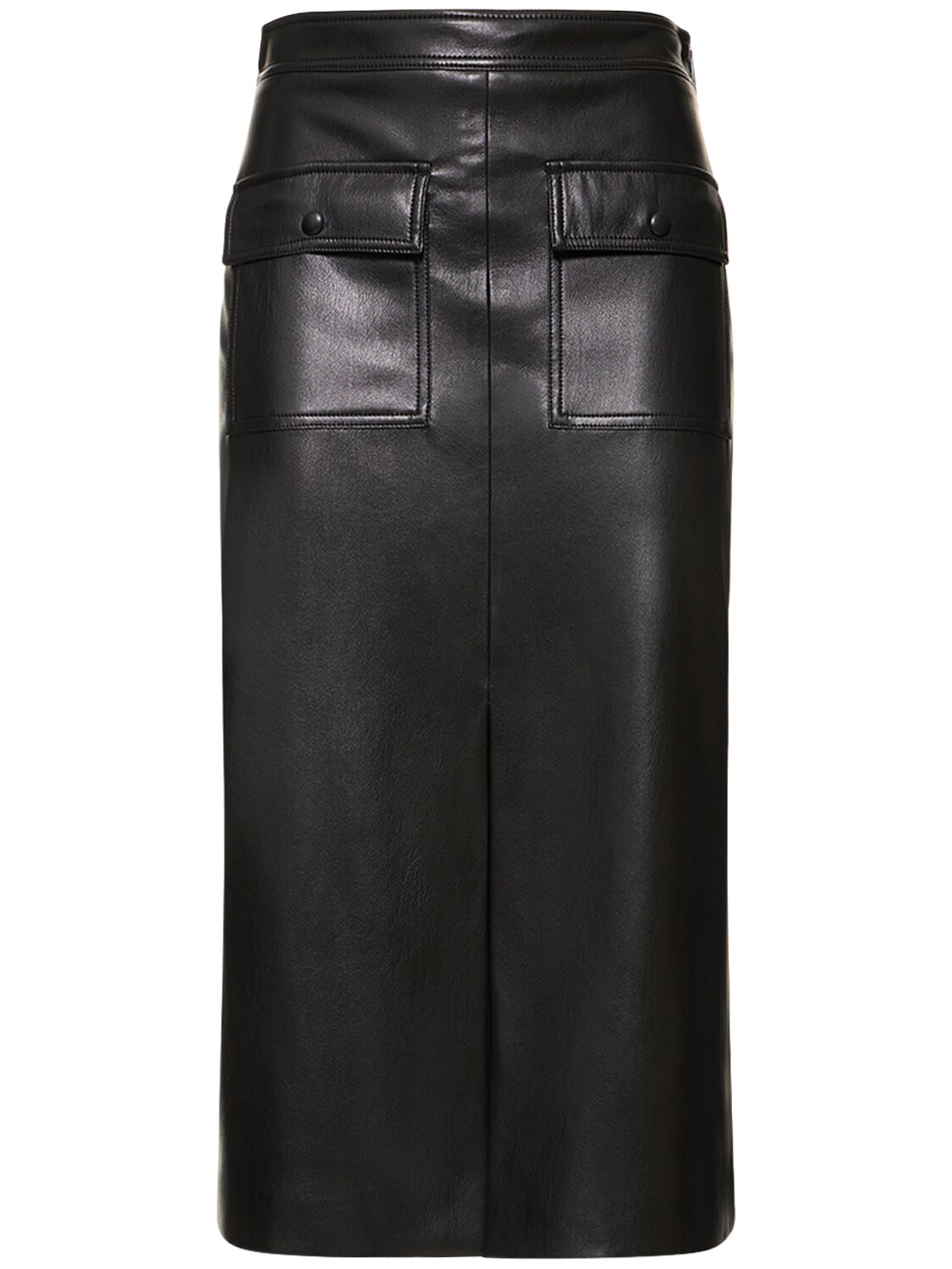 Faux Leather Mini Skirt - MSGM - Modalova