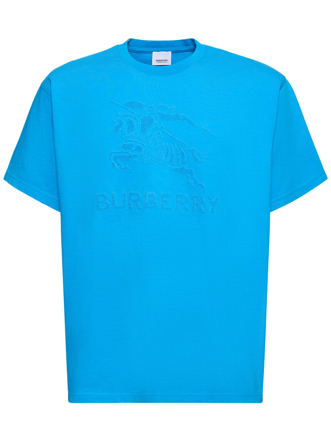 T-shirt Aus Baumwolljersey „raynerton“ - BURBERRY - Modalova