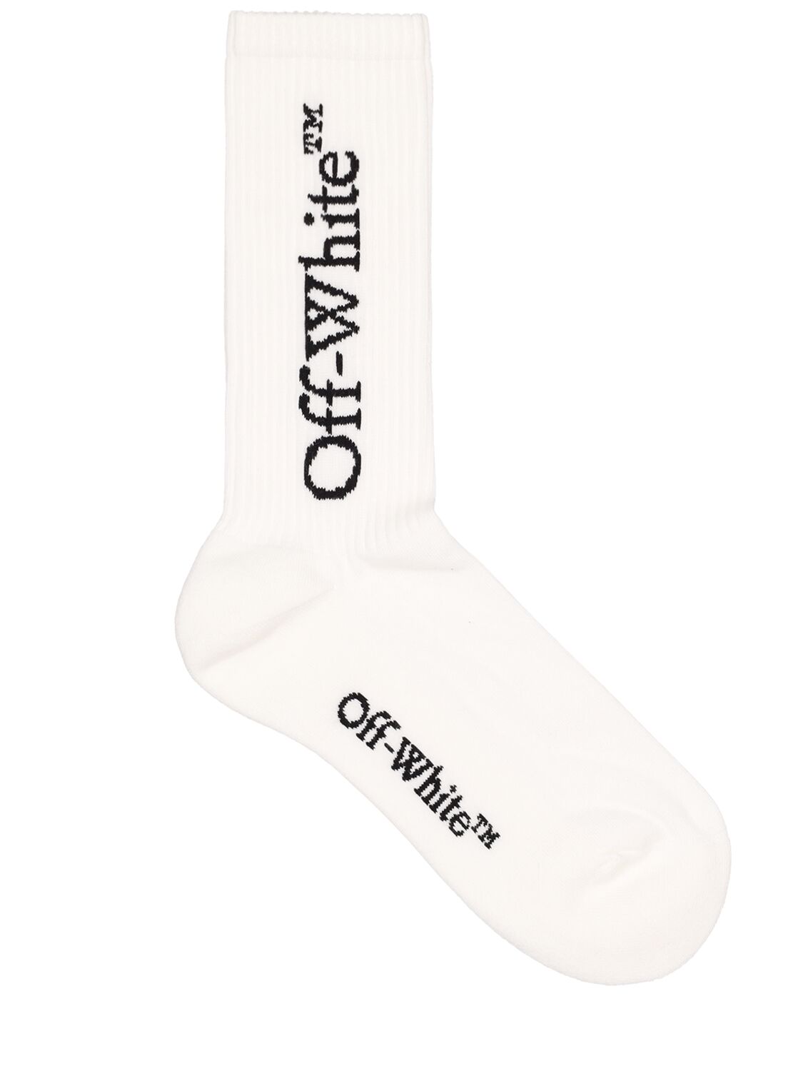 Mittellange Socken Aus Baumwollmischung Mit Logo - OFF-WHITE - Modalova