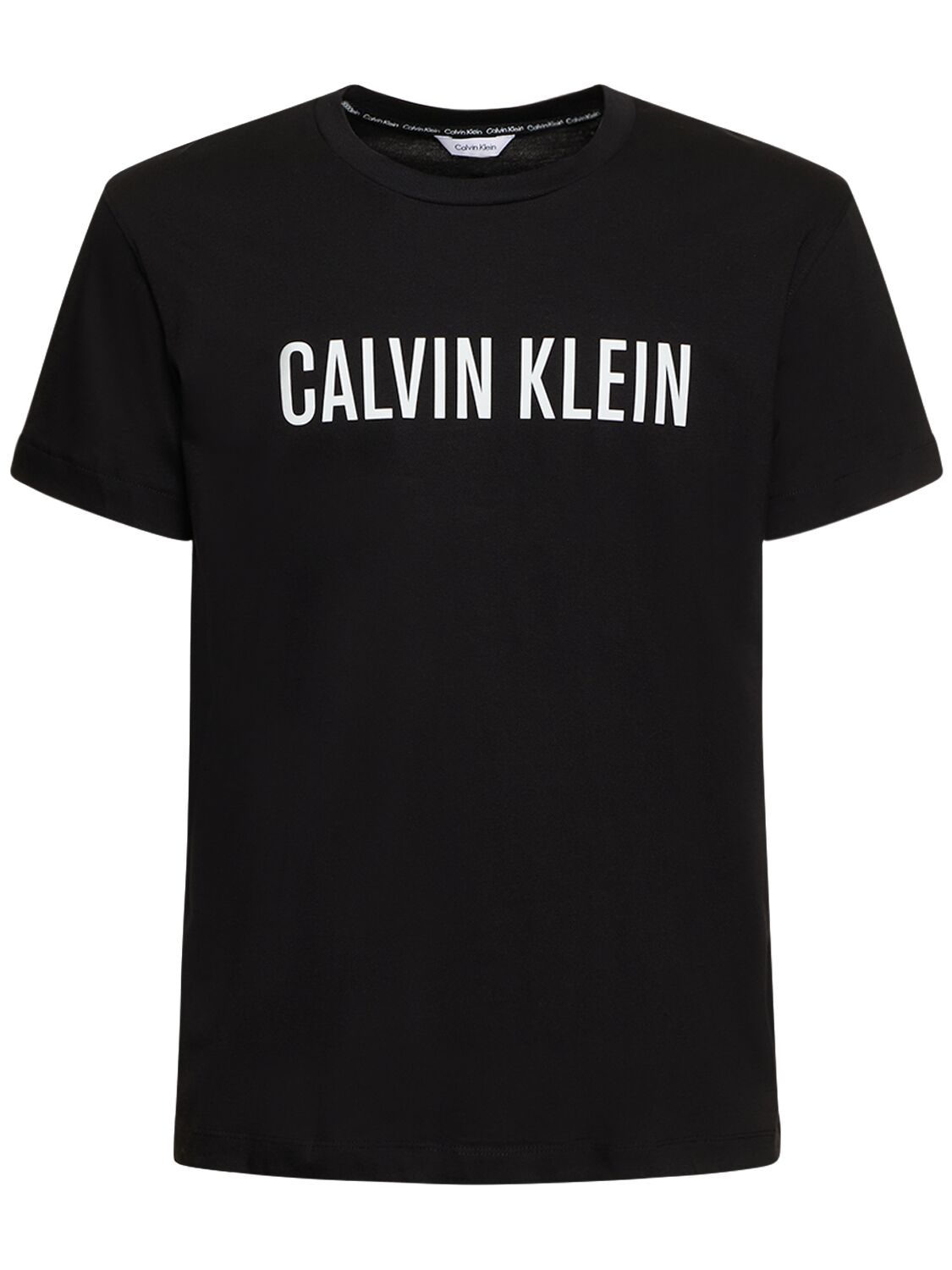 T-shirt Aus Baumwolle Mit Logodruck - CALVIN KLEIN UNDERWEAR - Modalova