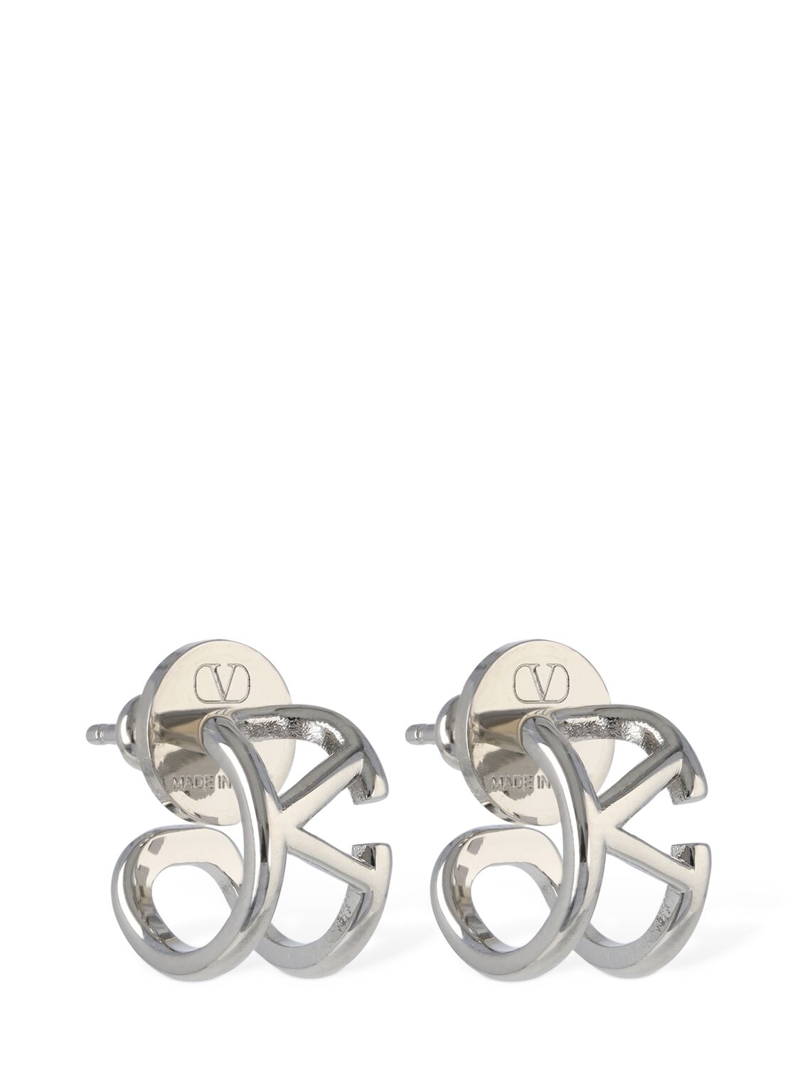 Mini V Logo Signature Earrings - VALENTINO GARAVANI - Modalova