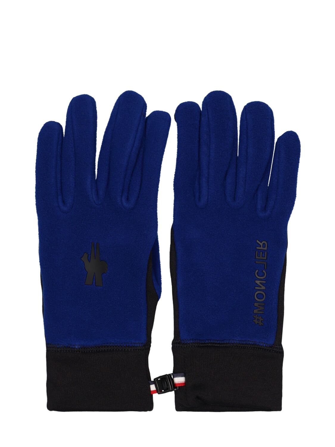 Stretch Tech Fleece Gloves - MONCLER GRENOBLE - Modalova