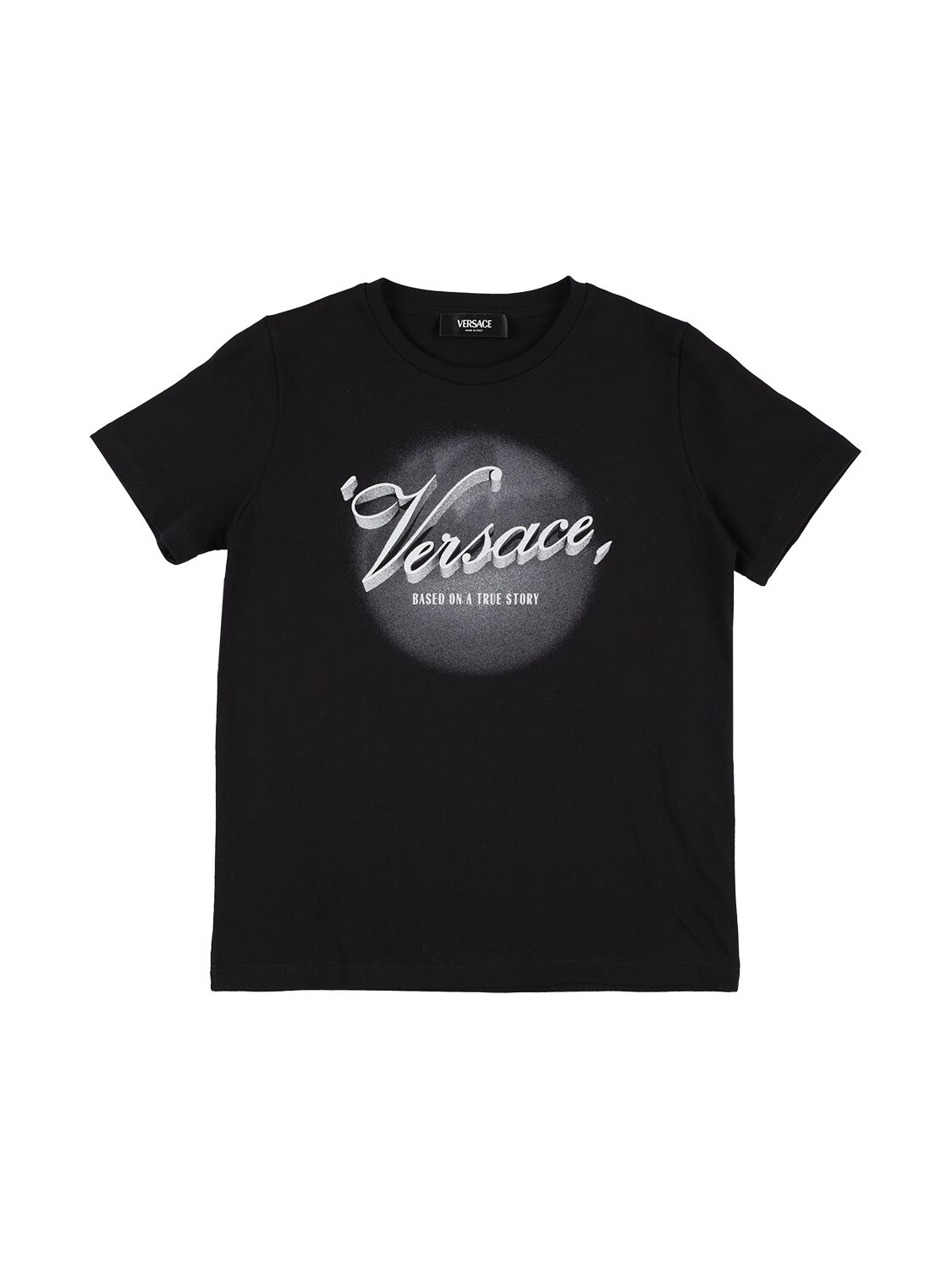 Niña Camiseta De Jersey De Algodón Con Logo 10a - VERSACE - Modalova