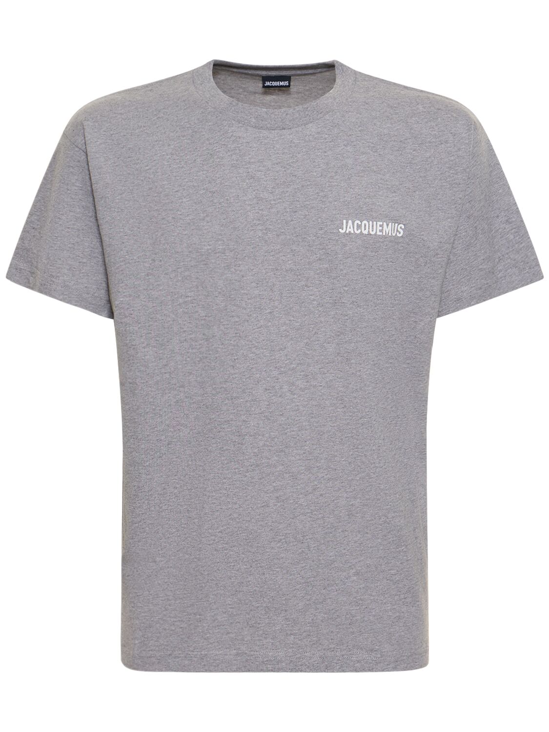 Le Tshirt Logo Cotton T-shirt - JACQUEMUS - Modalova