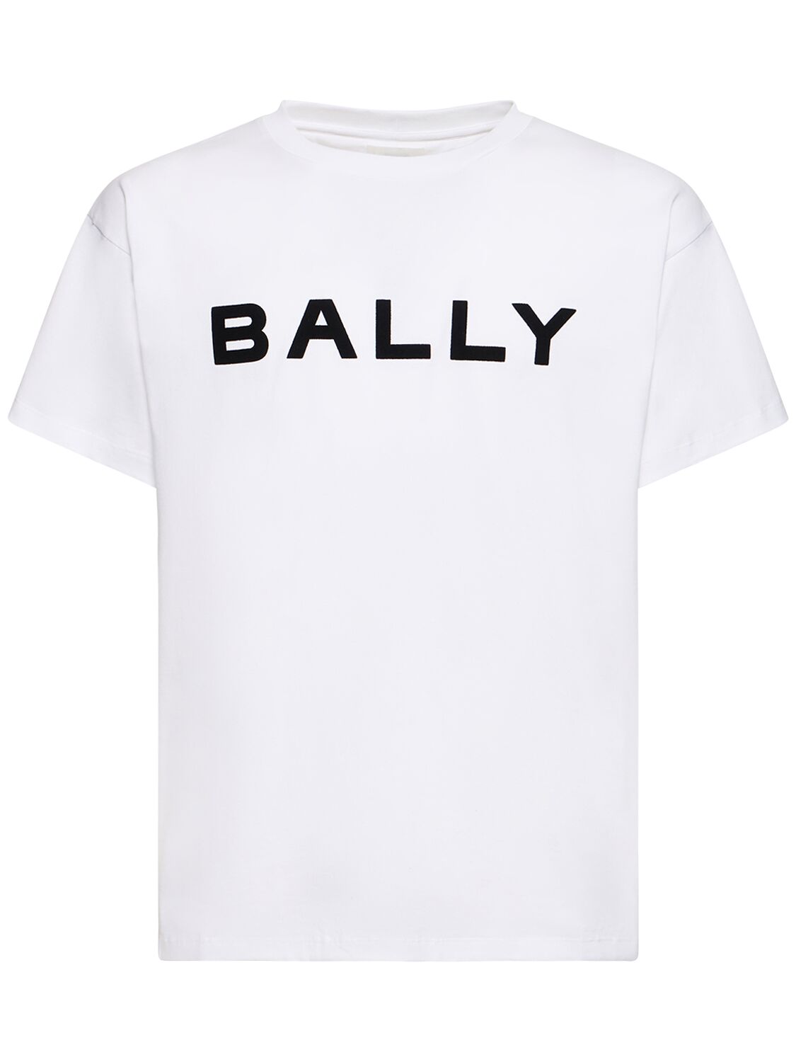 Printed Cotton Jersey T-shirt - BALLY - Modalova
