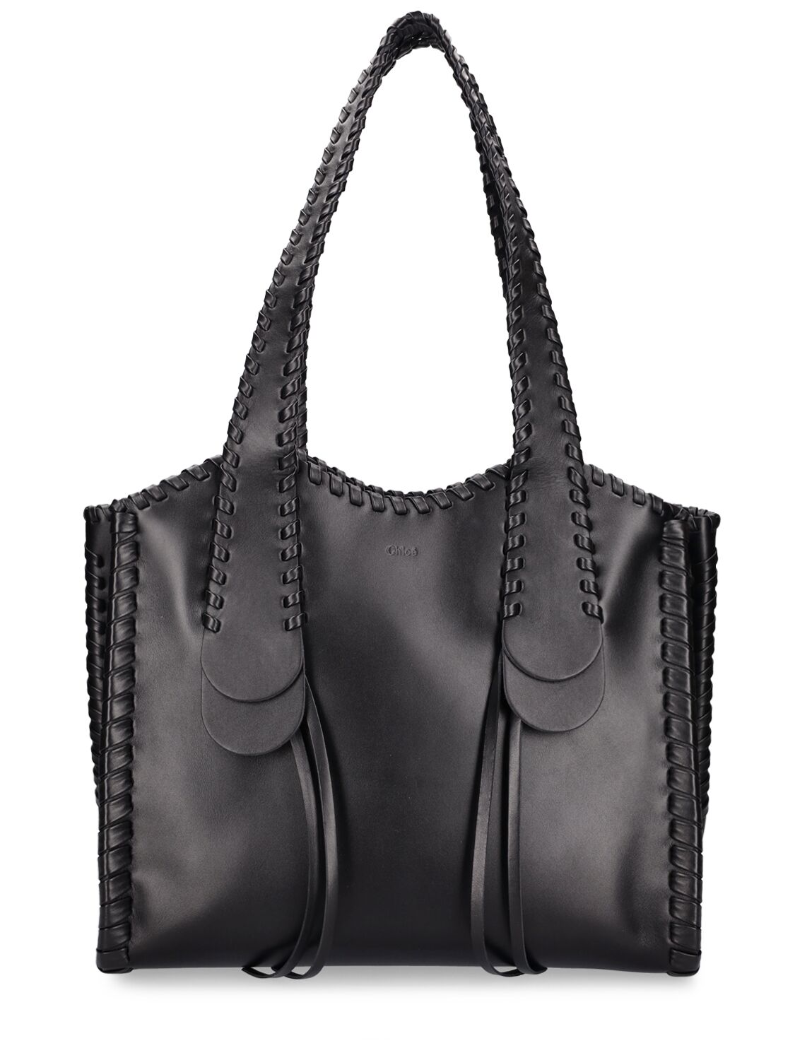 Medium Mony Leather Tote Bag - CHLOÉ - Modalova