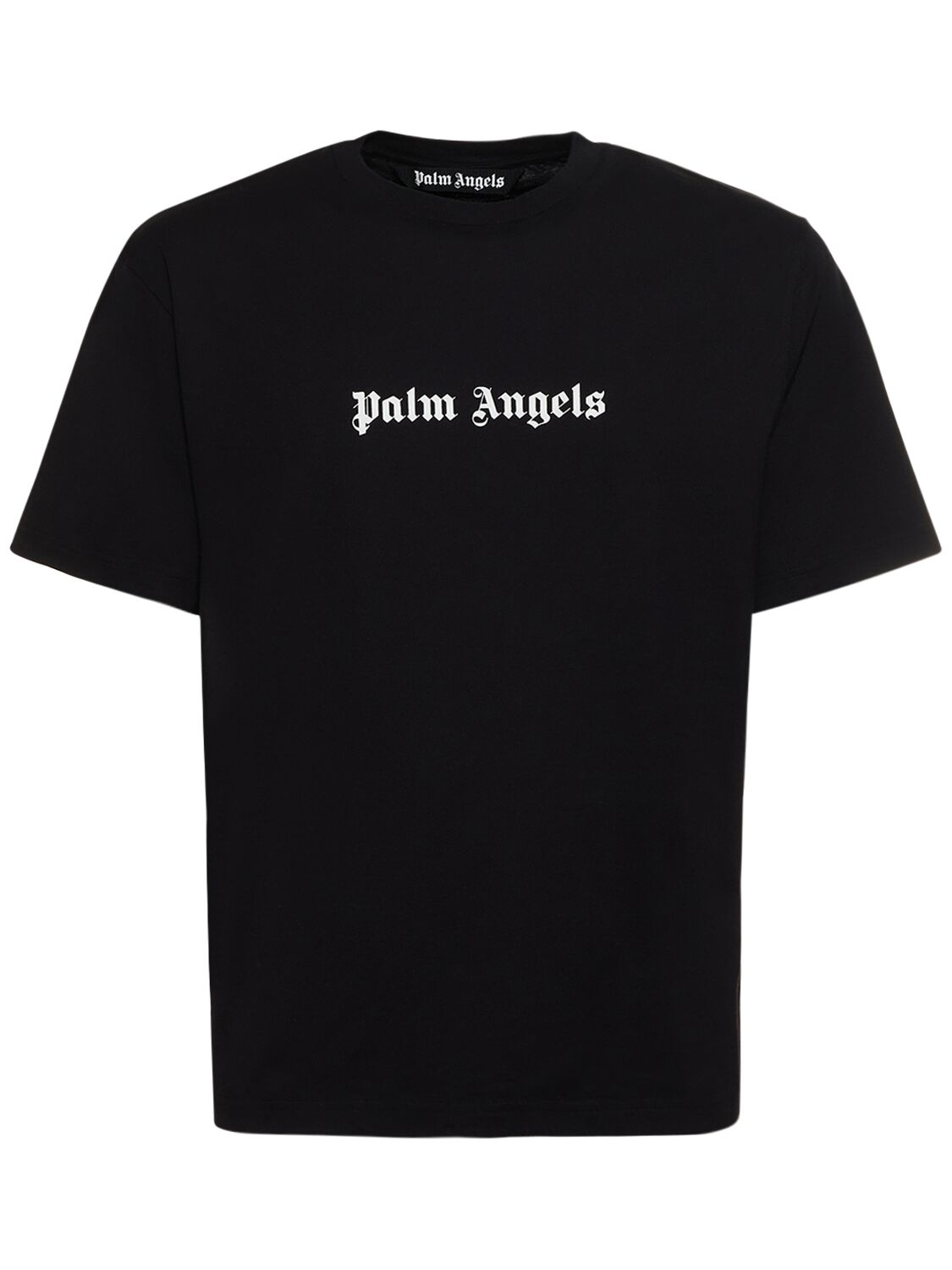T-shirt Aus Baumwolle Mit Logodruck - PALM ANGELS - Modalova