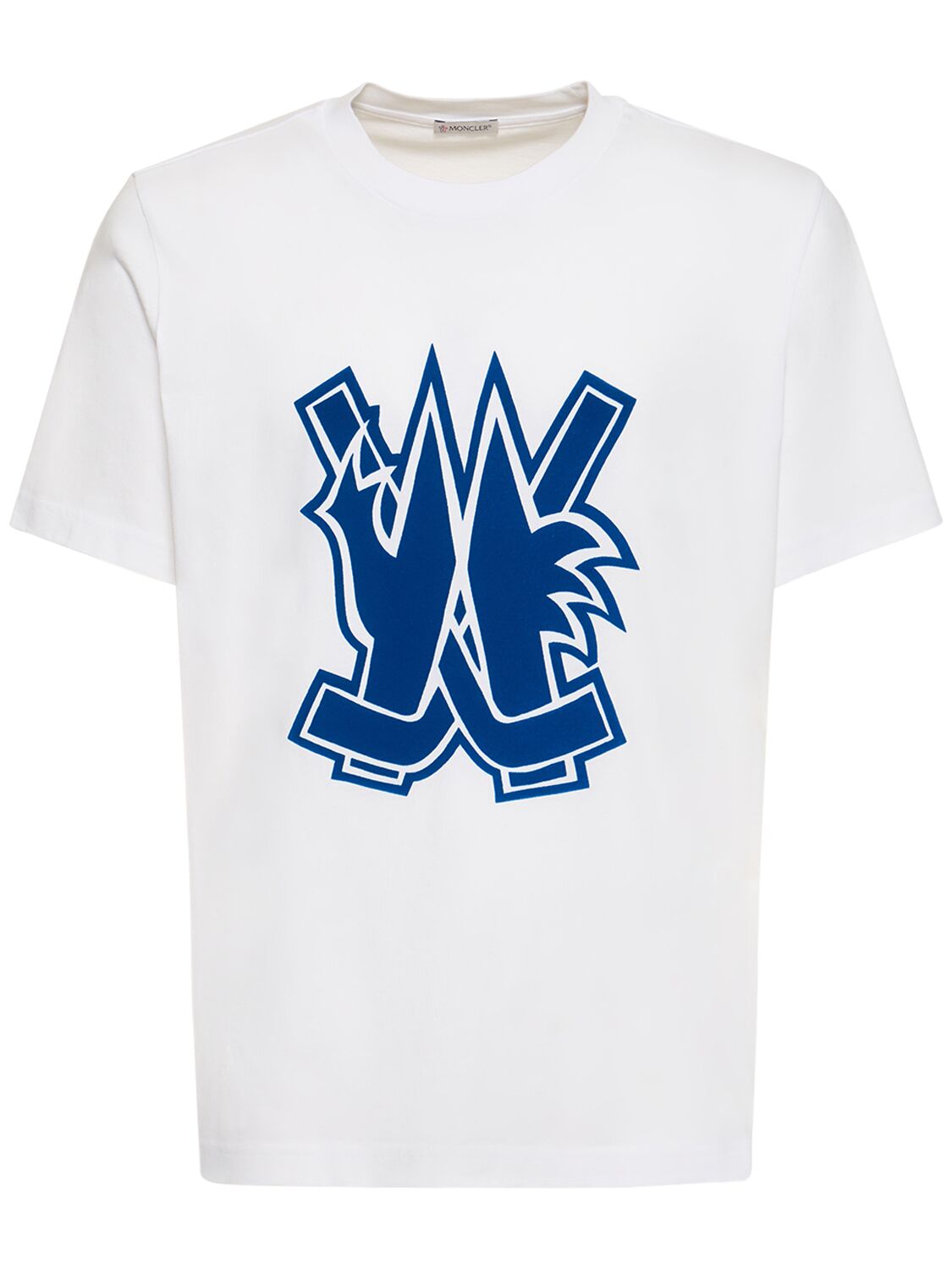 Hombre Camiseta De Jersey De Algodón Con Logo / L - MONCLER - Modalova