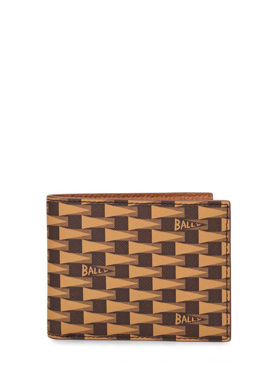 Brieftasche Aus Leder Mit Logodruck - BALLY - Modalova