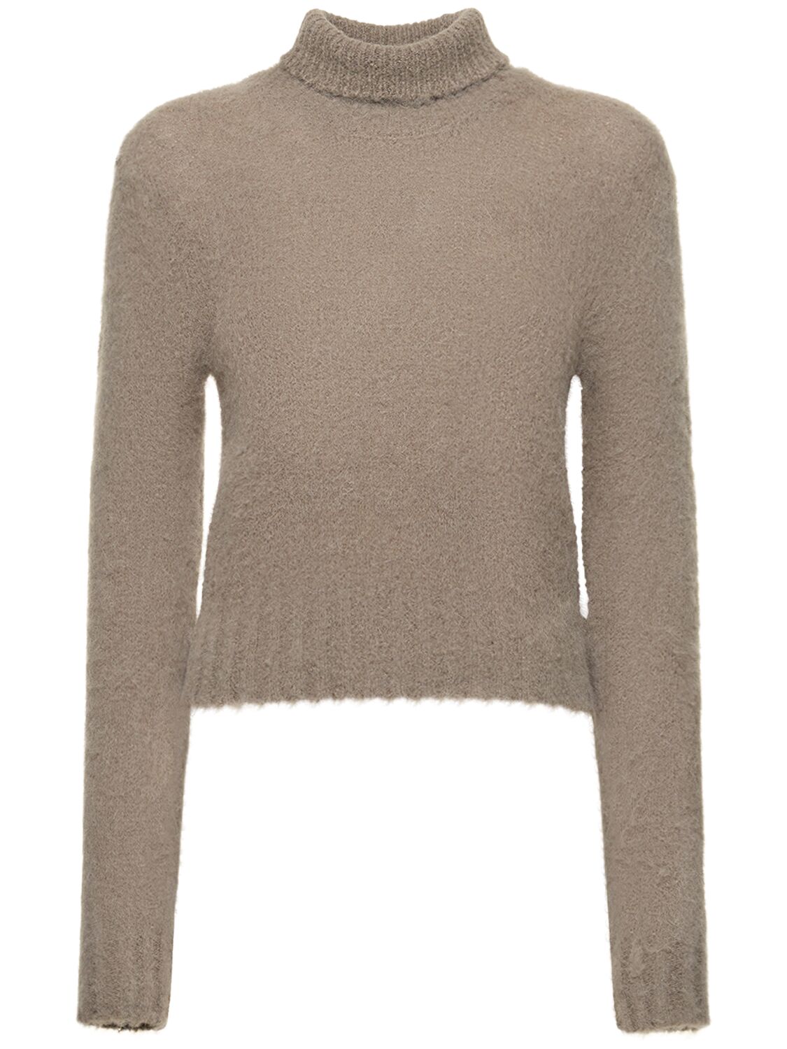 Rollkragensweater Aus Alpakamischung - AMI PARIS - Modalova
