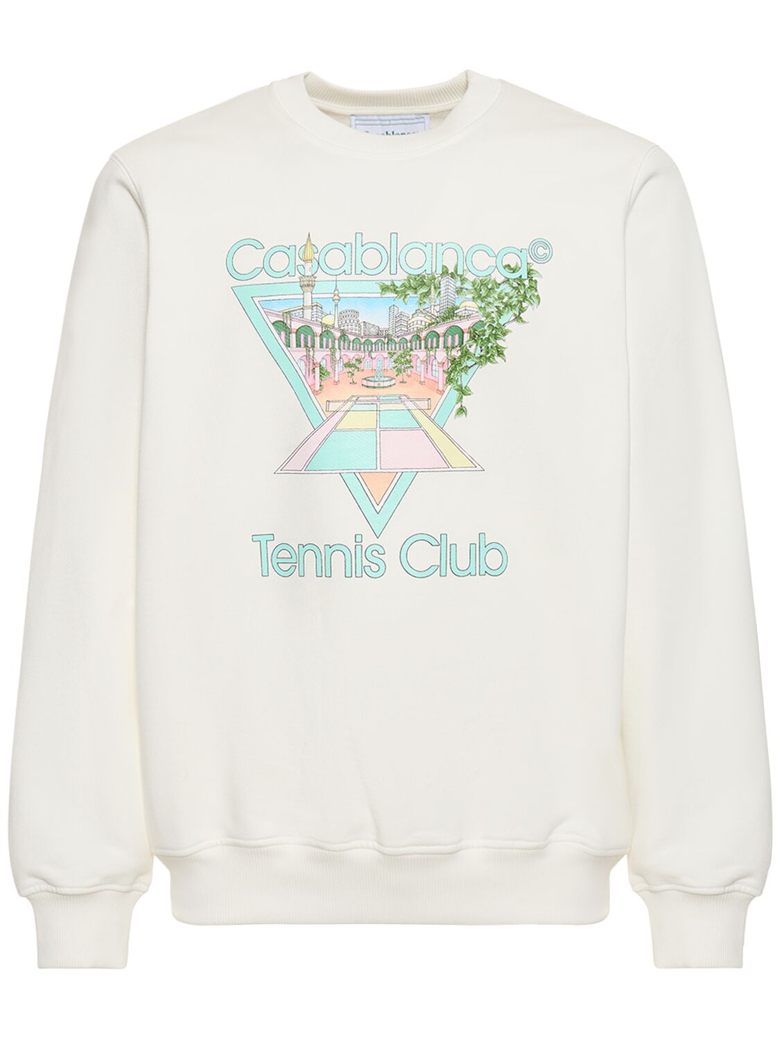 Tennis Club Organic Cotton Sweatshirt - CASABLANCA - Modalova