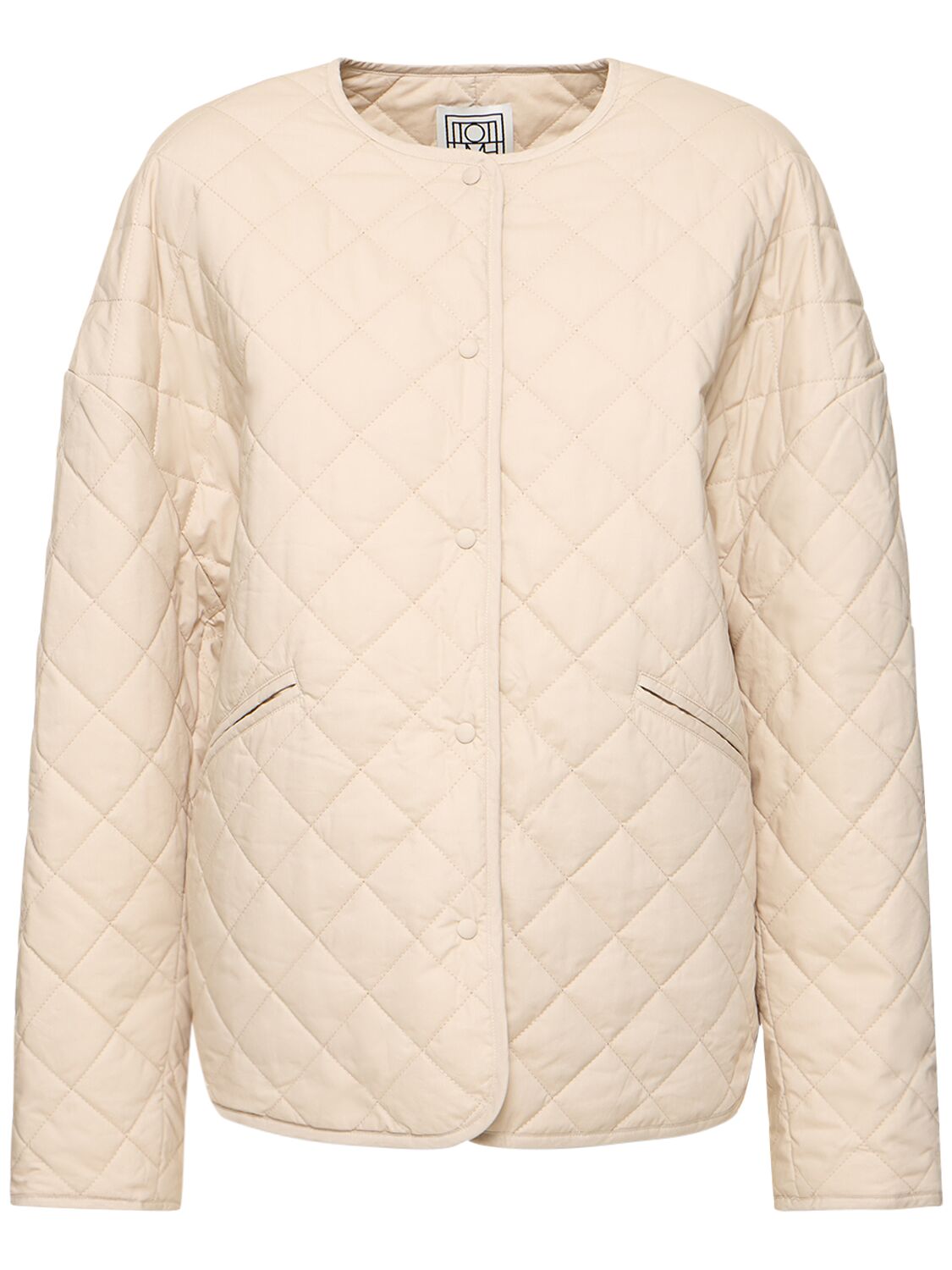 Quilted Cotton Jacket - TOTEME - Modalova