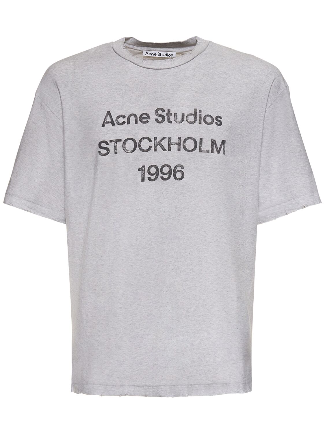 T-shirt Aus Baumwolle „exford 1996“ - ACNE STUDIOS - Modalova