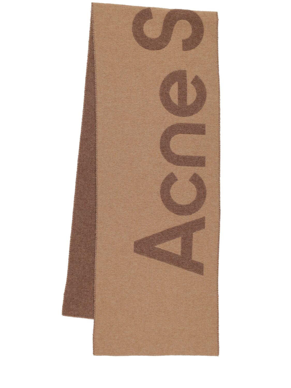 Schal Aus Wolle Mit Logo „acne“ - ACNE STUDIOS - Modalova