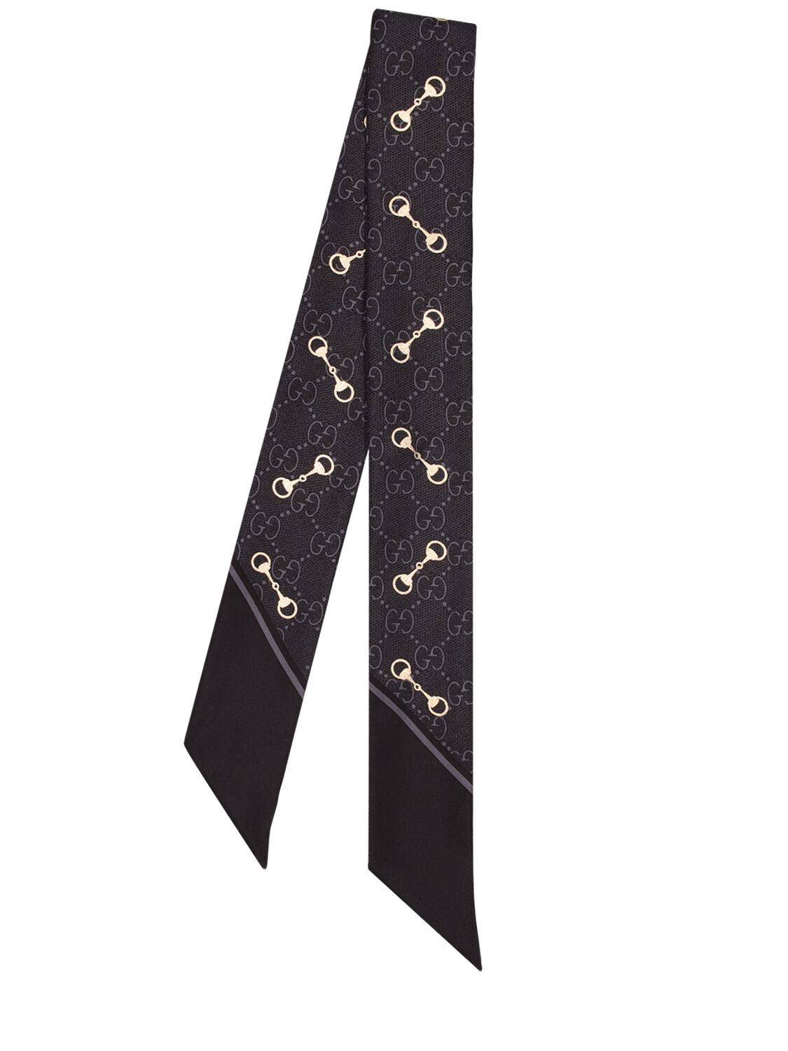 Gg Printed Silk Neck Bow - GUCCI - Modalova