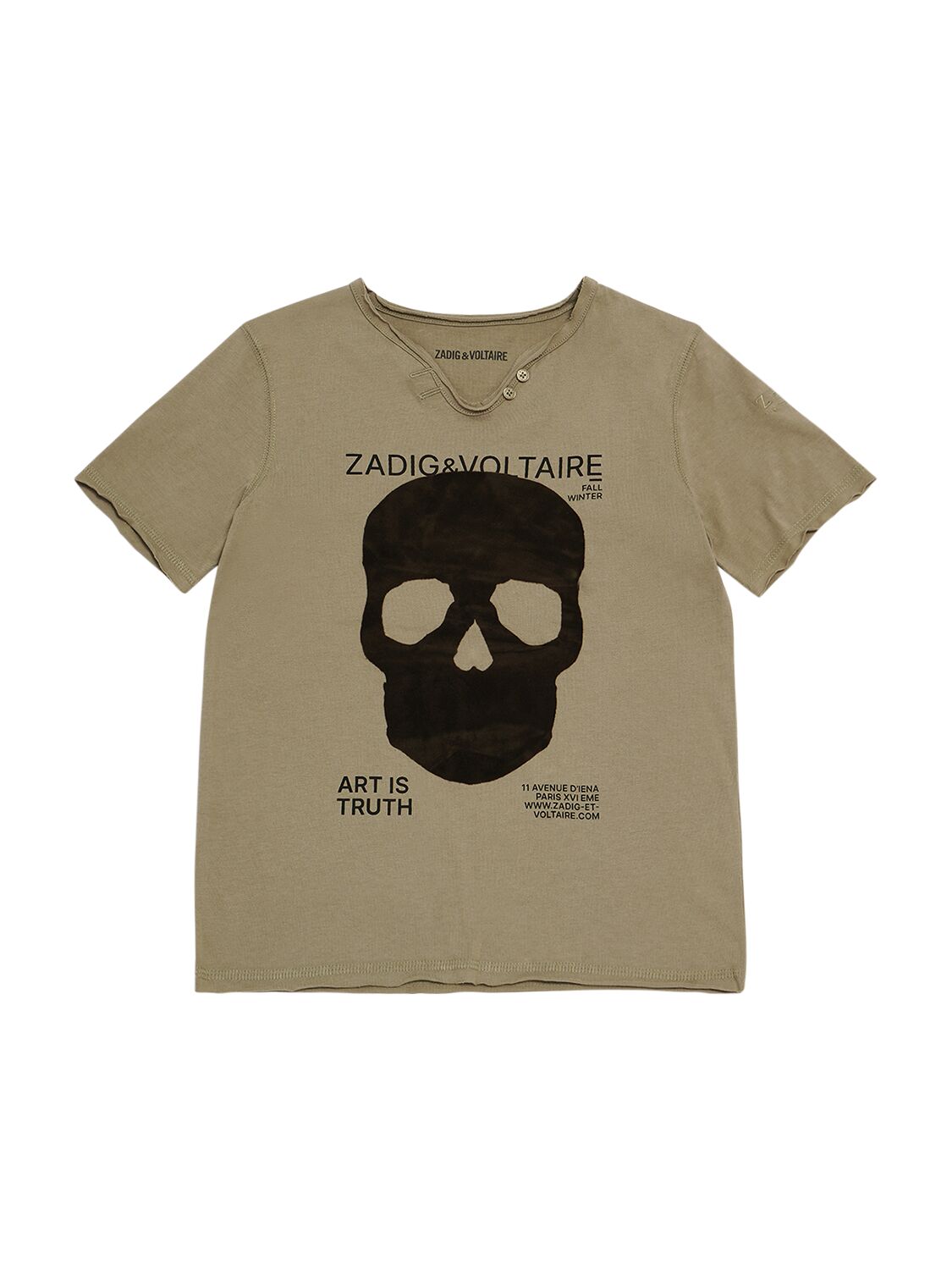 T-shirt Aus Bio-baumwolle Mit Druck - ZADIG&VOLTAIRE - Modalova