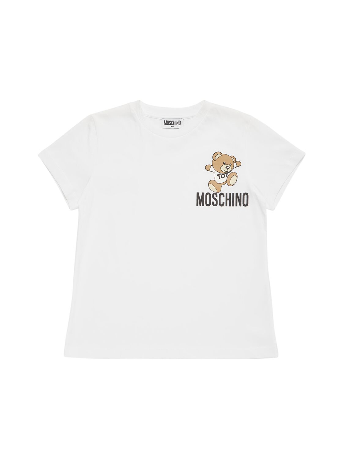 Niña Camiseta De Algodón Jersey 4a - MOSCHINO - Modalova