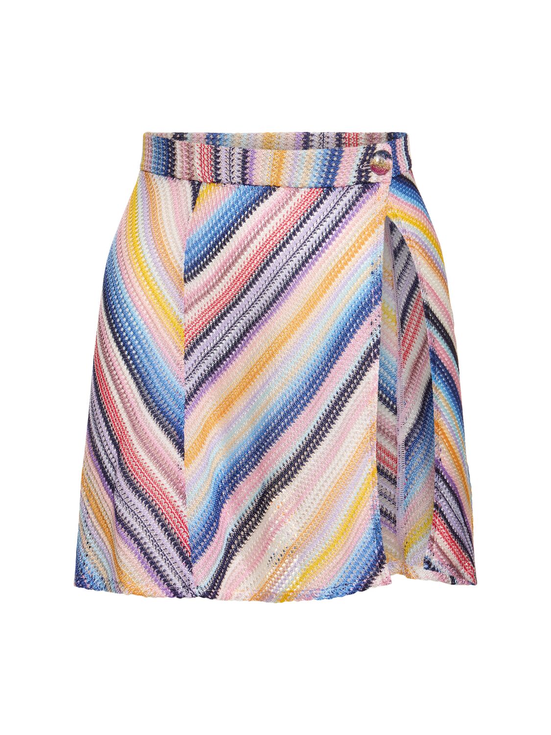 Striped Knit Mini Skirt - MISSONI - Modalova