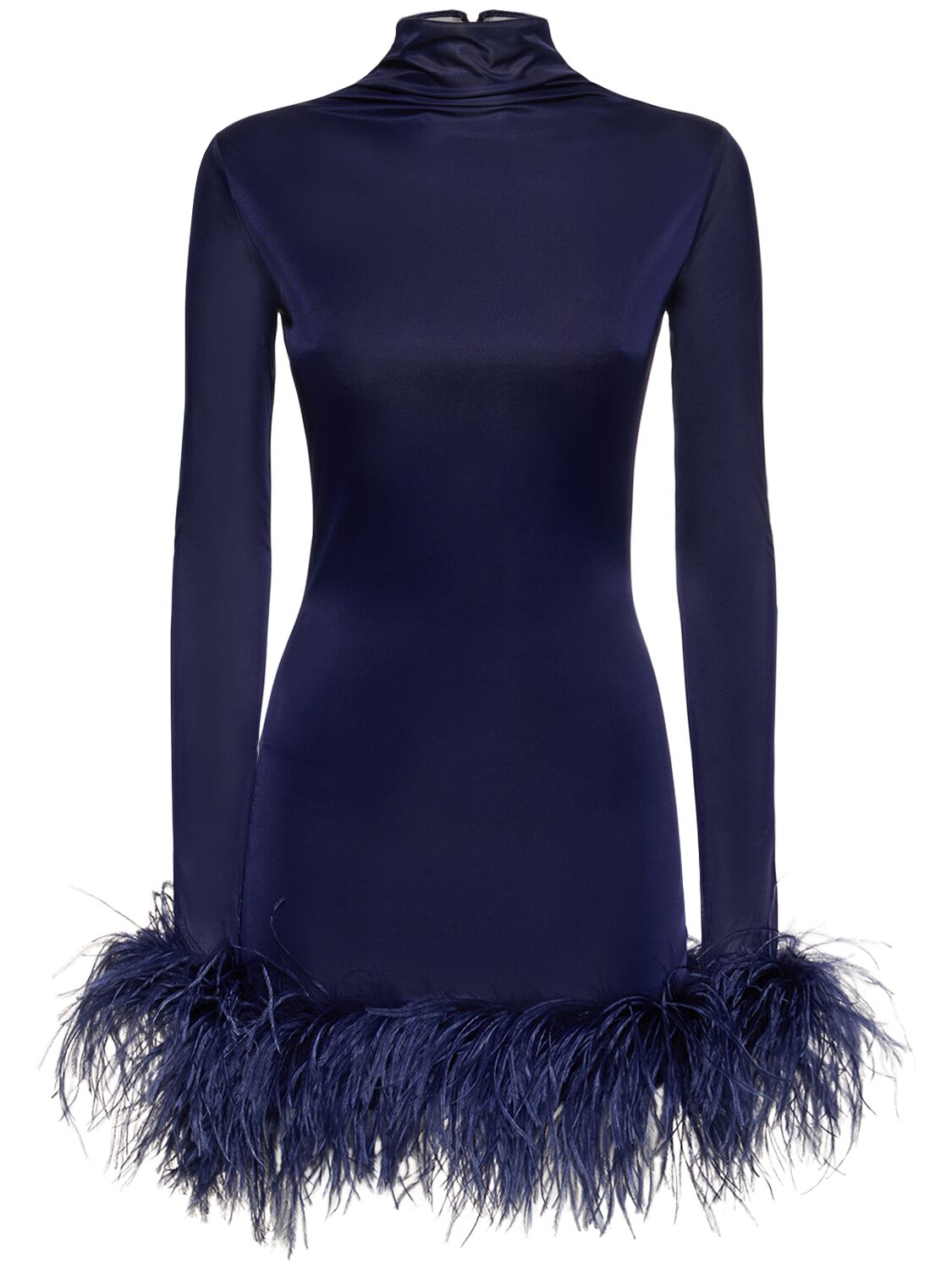 Luna Jersey Mini Dress W/feathers - 16ARLINGTON - Modalova