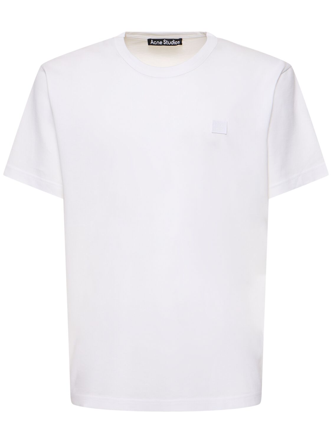 Nace Face Patch Cotton T-shirt - ACNE STUDIOS - Modalova