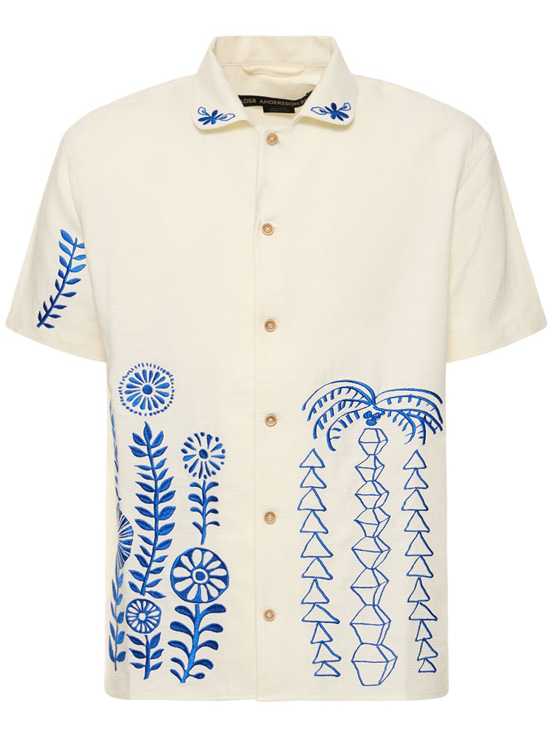 May Embroidered Linen & Cotton Shirt - ANDERSSON BELL - Modalova