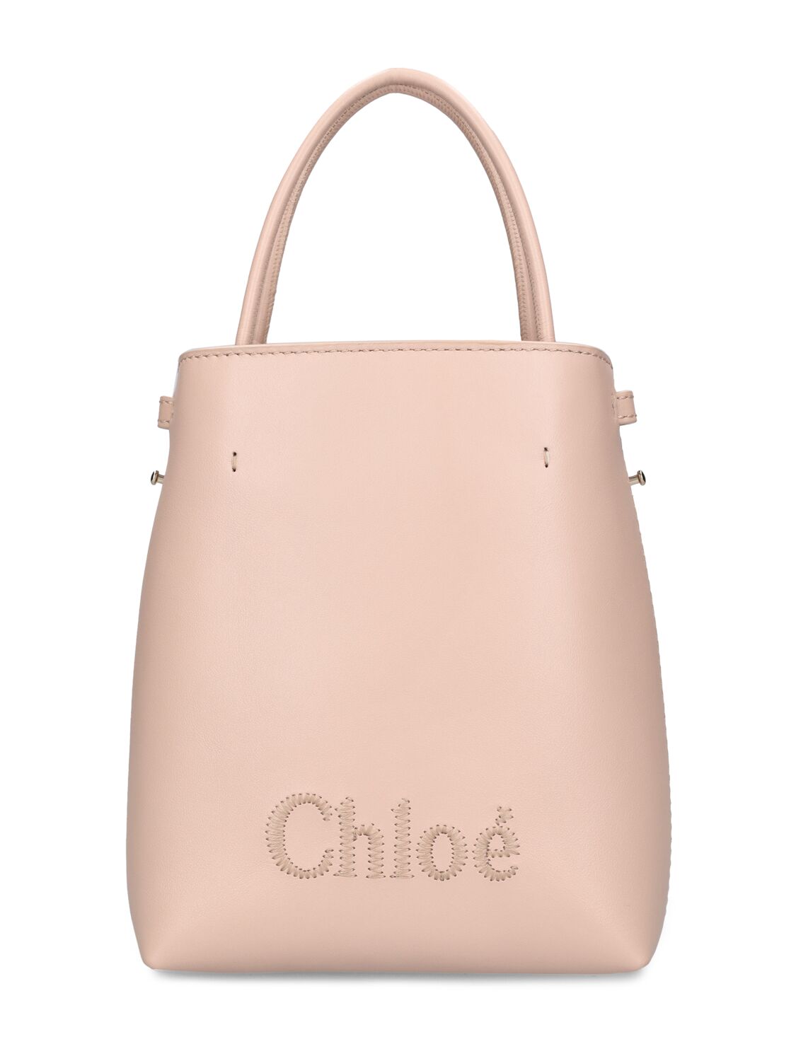 Chloé Sense Leather Top Handle Bag - CHLOÉ - Modalova