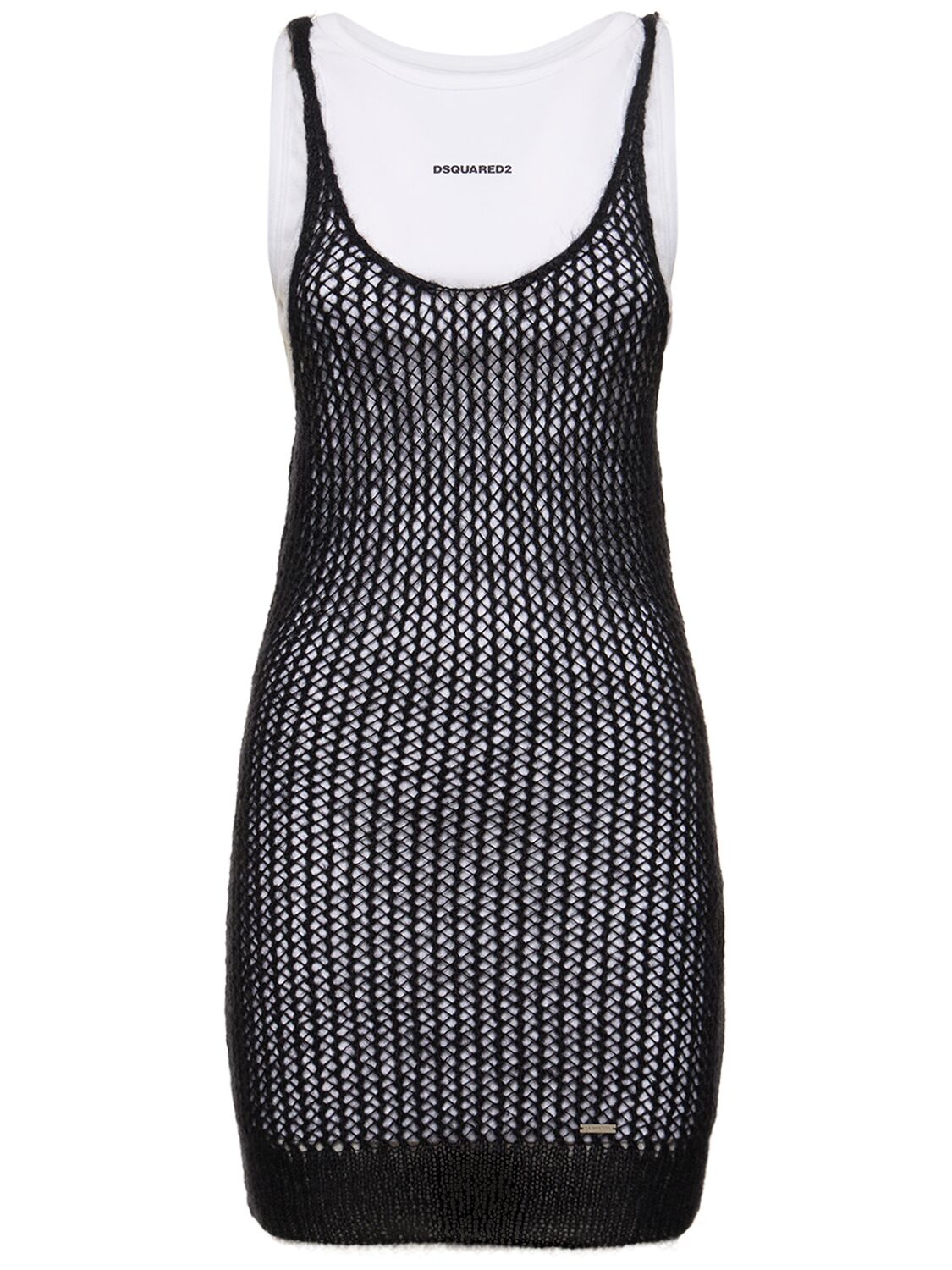 Layered Knit & Jersey Tank Dresses - DSQUARED2 - Modalova