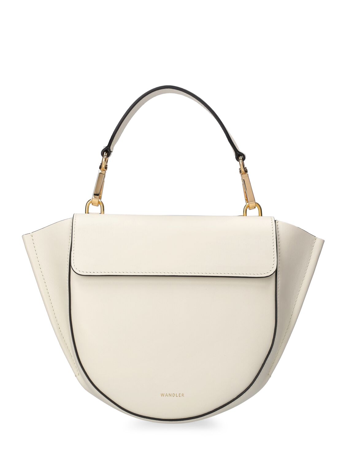 Mini Hortensia Leather Top Handle Bag - WANDLER - Modalova