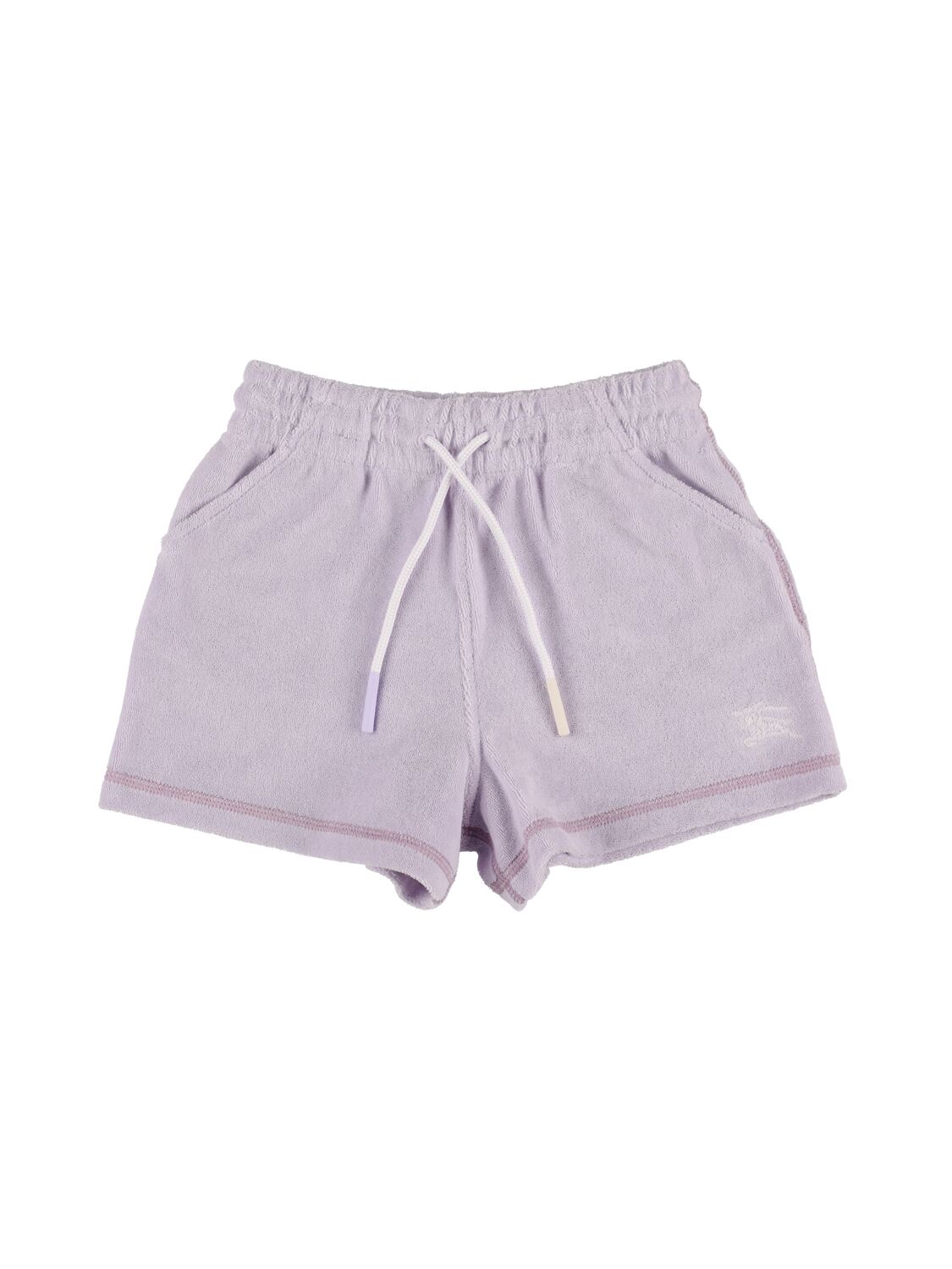 Shorts In Felpa Di Misto Cotone / Logo - BURBERRY - Modalova