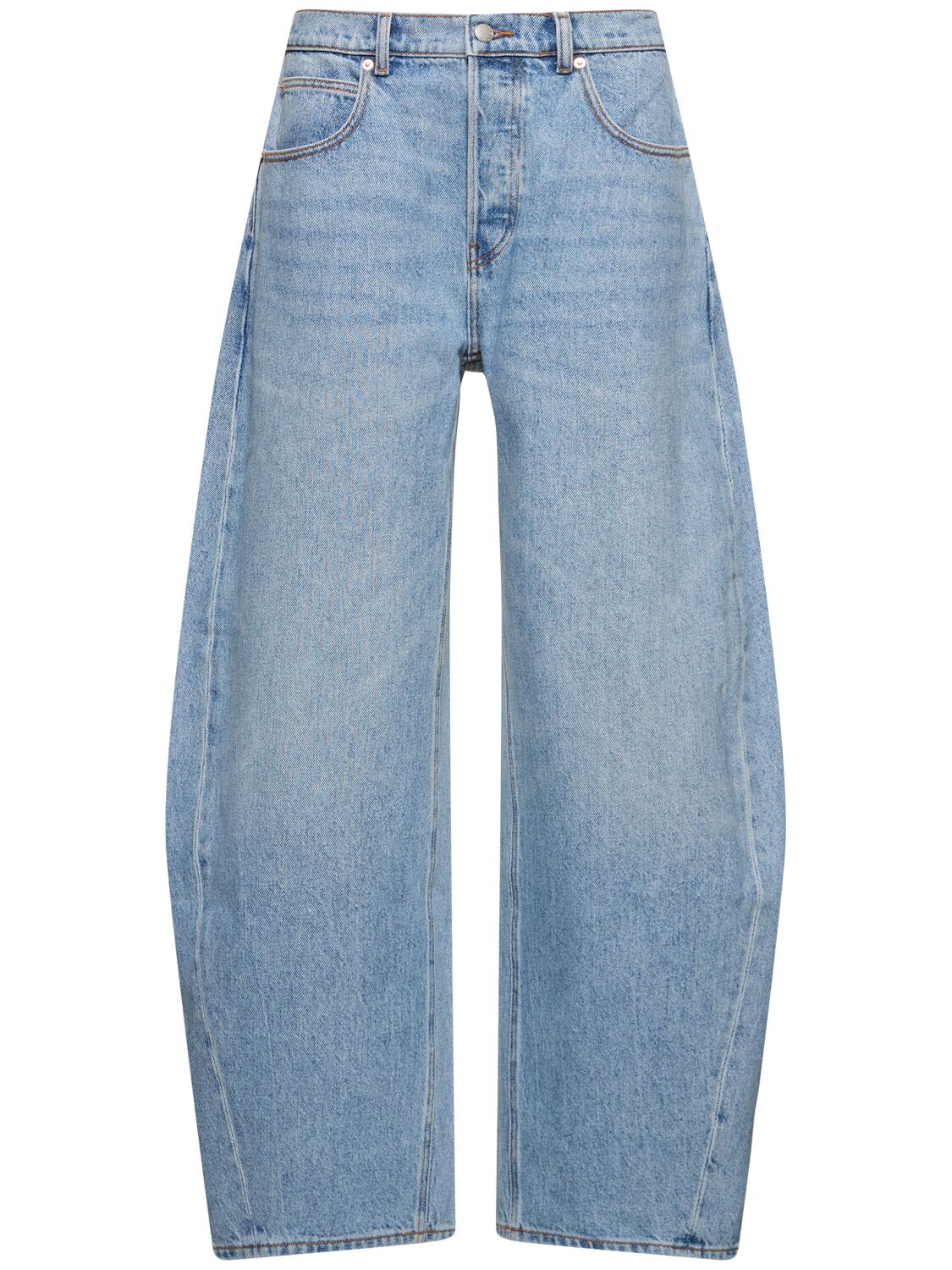 Oversize Rounded Low Rise Jeans - ALEXANDER WANG - Modalova