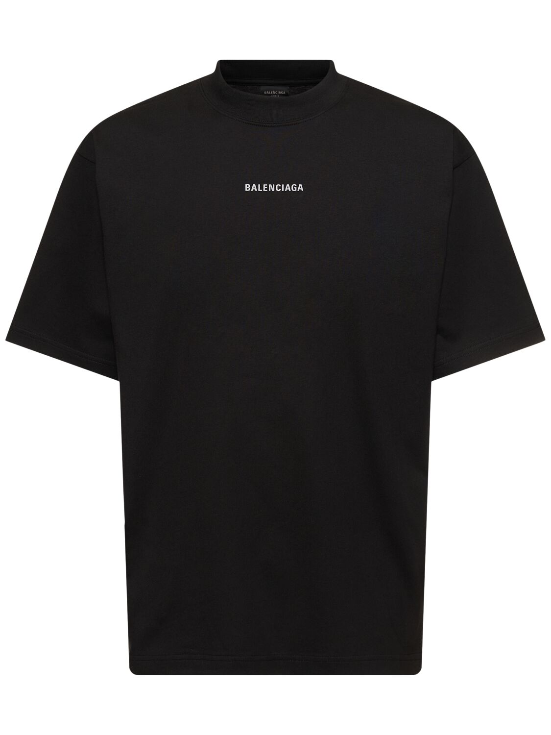 T-shirt Aus Baumwolle Mit Logo - BALENCIAGA - Modalova