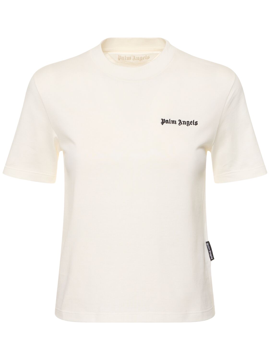T-shirt In Cotone Con Logo - PALM ANGELS - Modalova