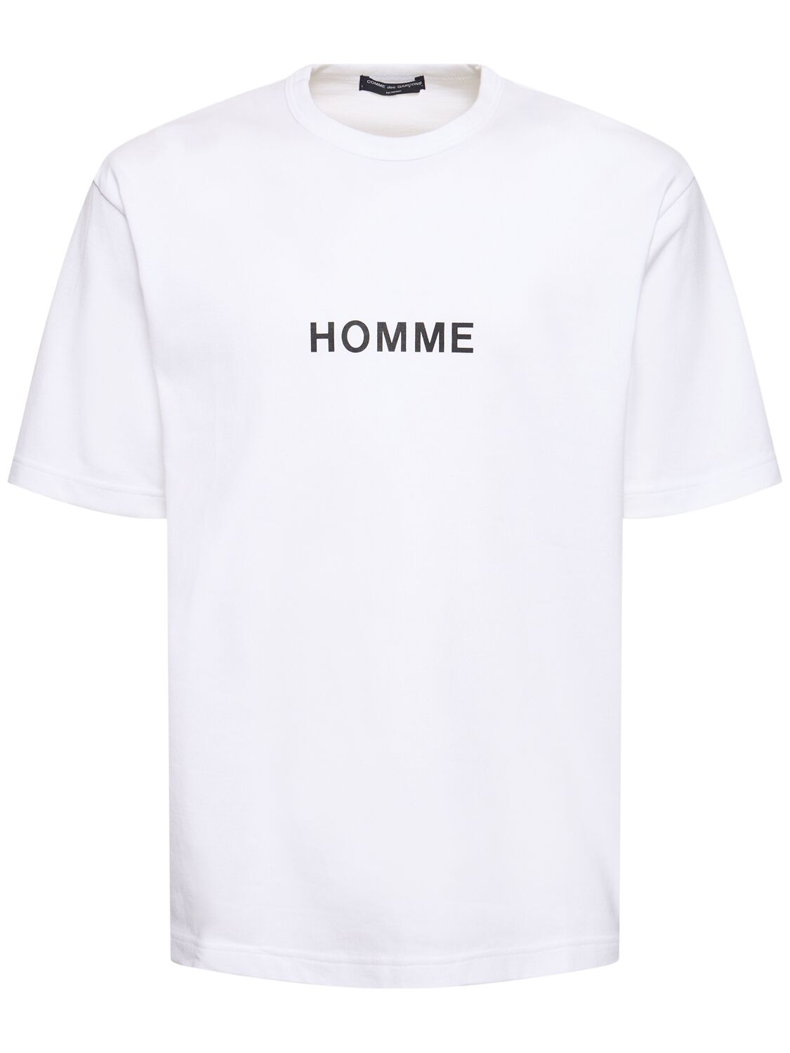 Bedrucktes T-shirt Mit Logotasche - COMME DES GARÇONS HOMME - Modalova