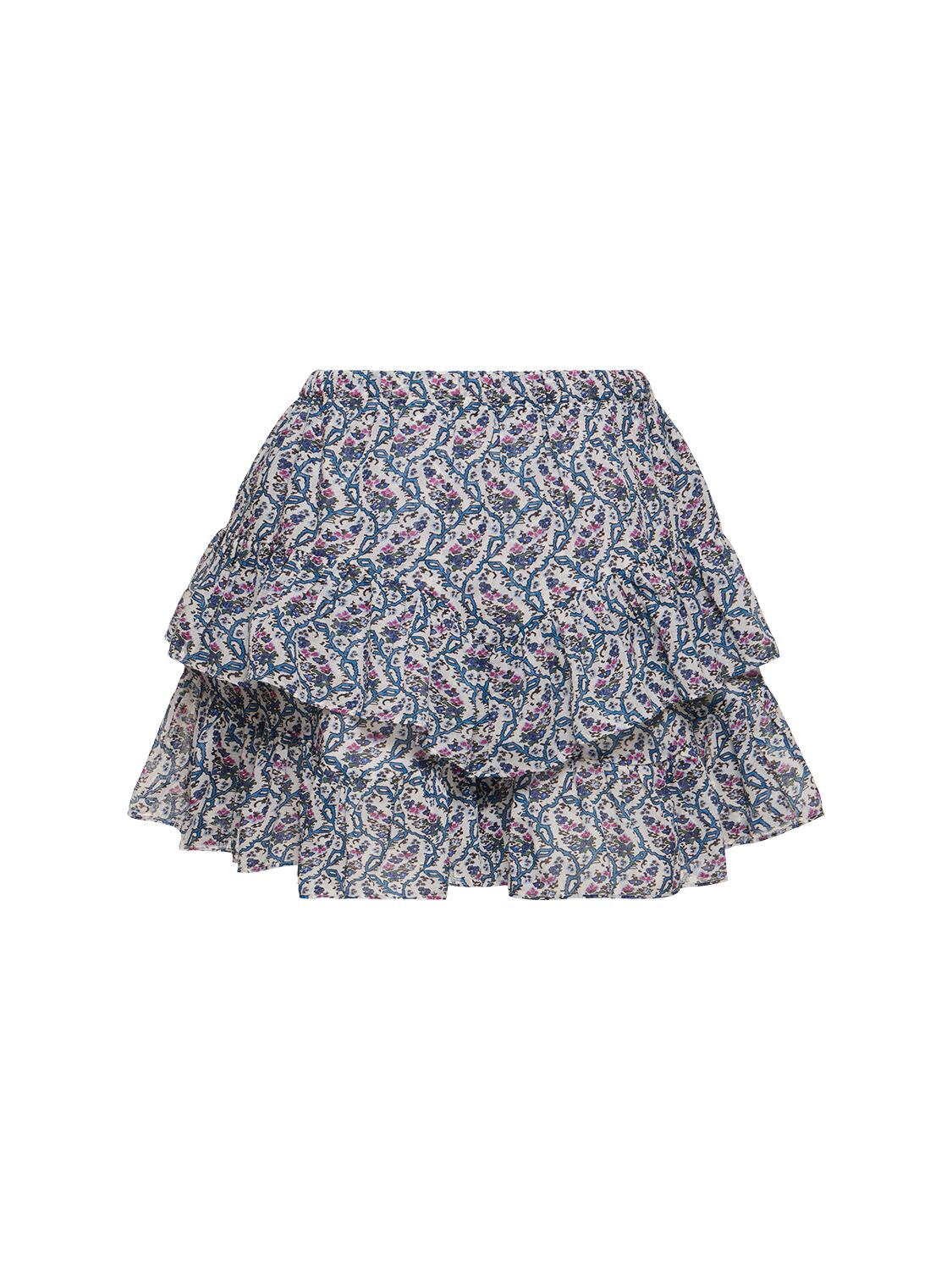 Jocadia Printed Layered Cotton Miniskirt - MARANT ETOILE - Modalova