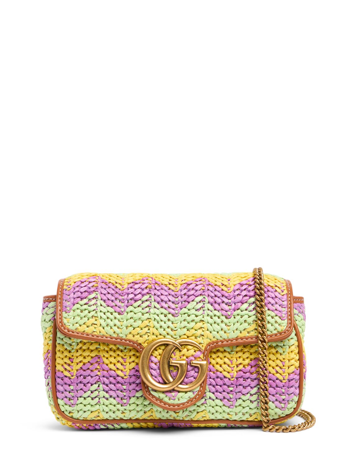 Borsa Super Mini Gg Marmont Crochet - GUCCI - Modalova