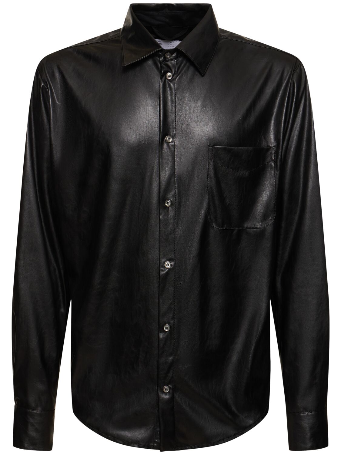 Faux Leather Shirt - 4SDESIGNS - Modalova