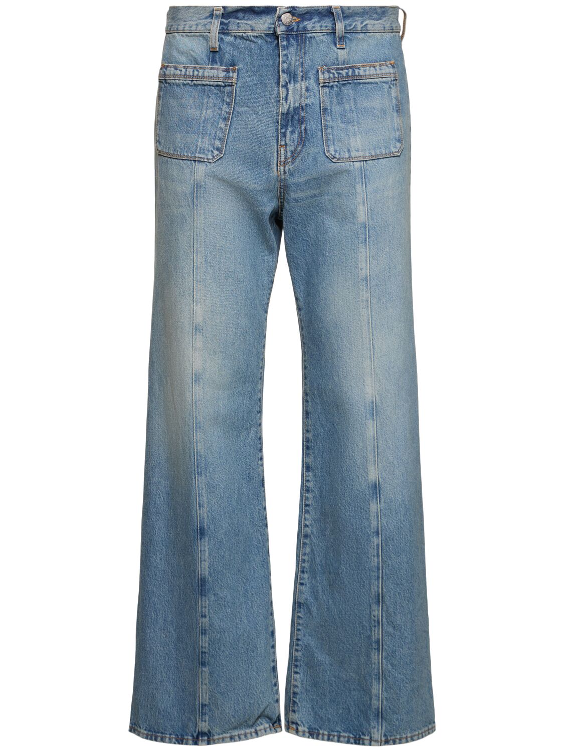 Flared Denim Jeans - SUNFLOWER - Modalova