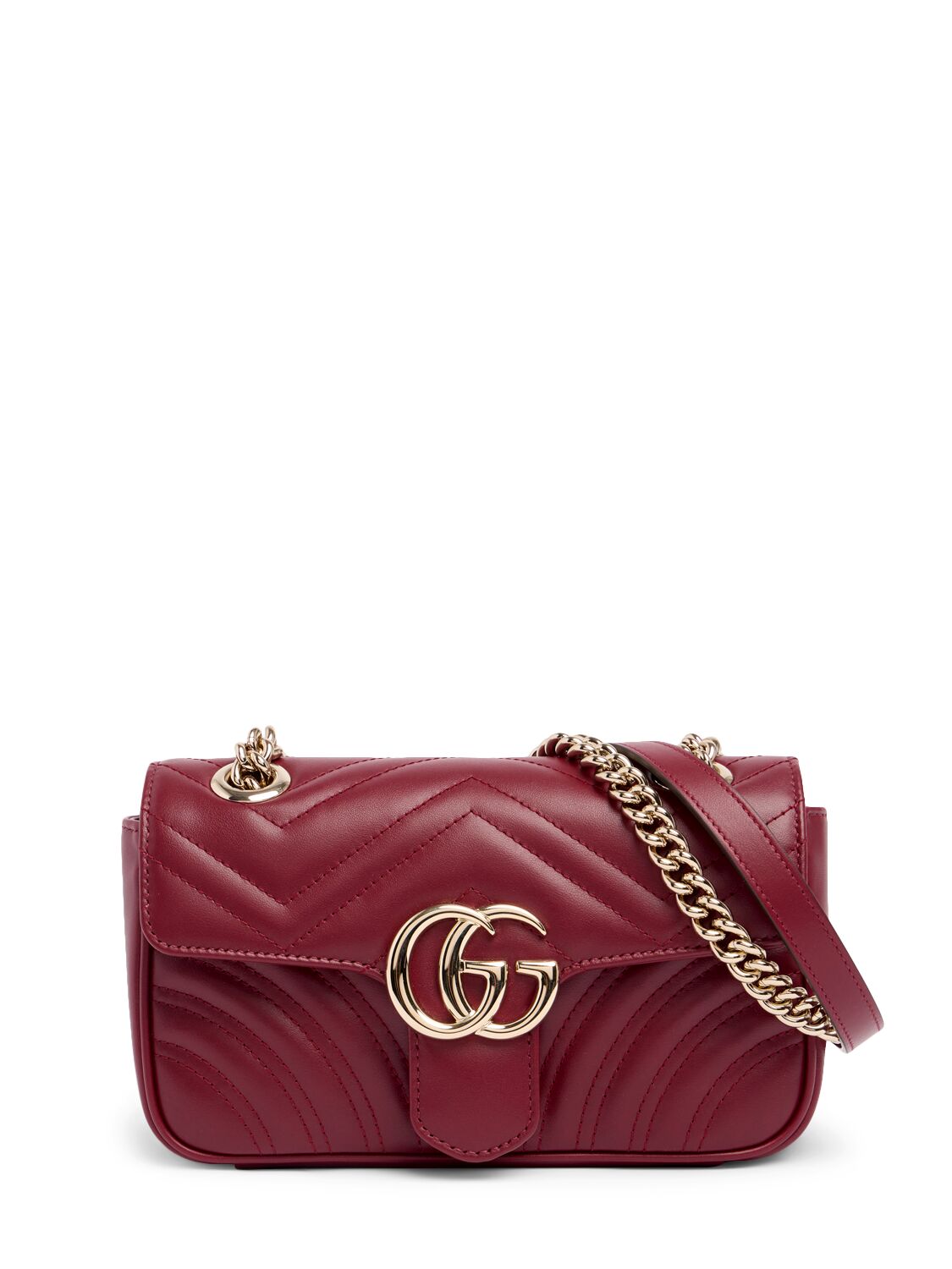 Gg Marmont Leather Shoulder Bag - GUCCI - Modalova