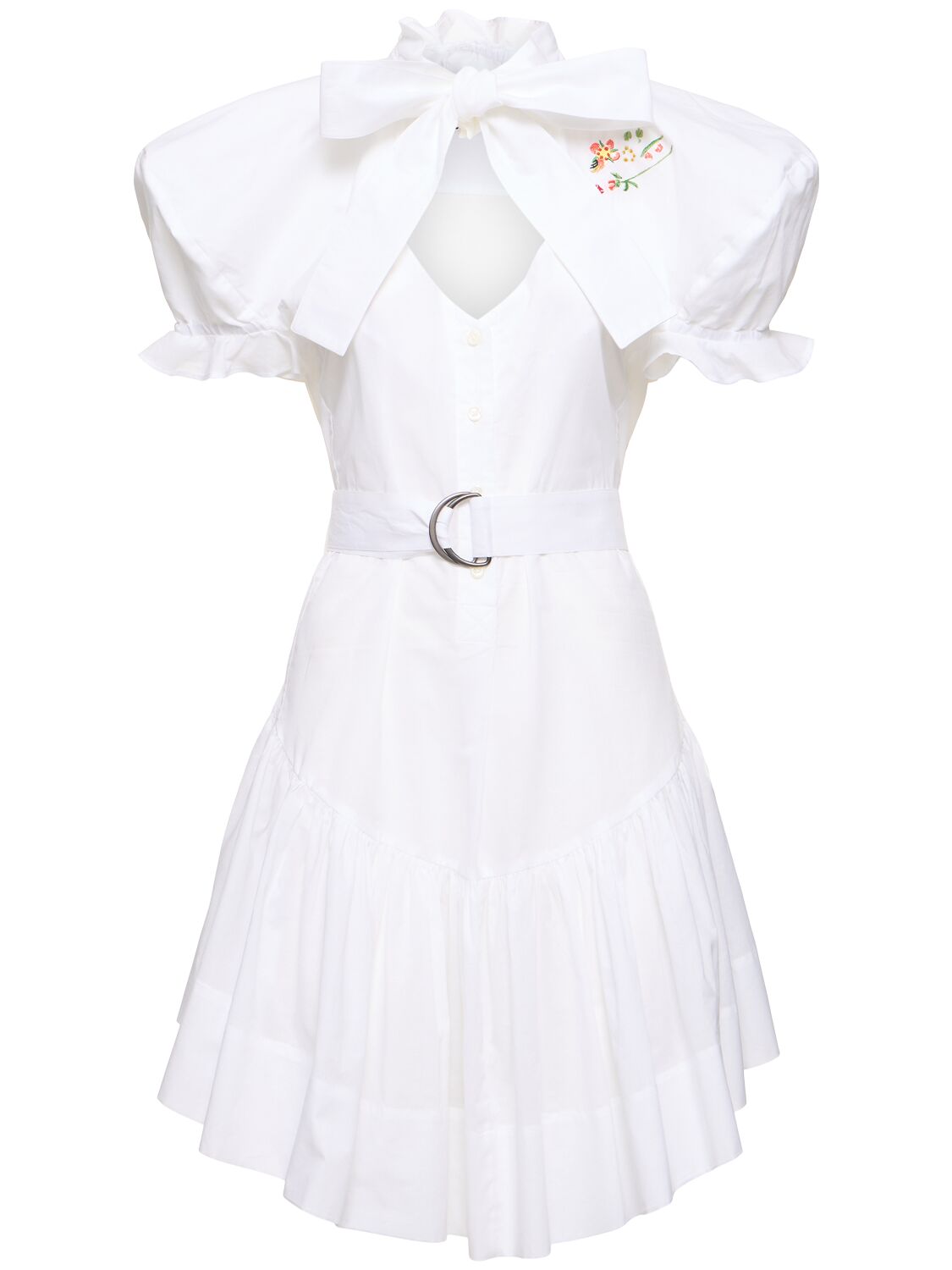 Football Heart Mini Cotton Shirt Dress - VIVIENNE WESTWOOD - Modalova