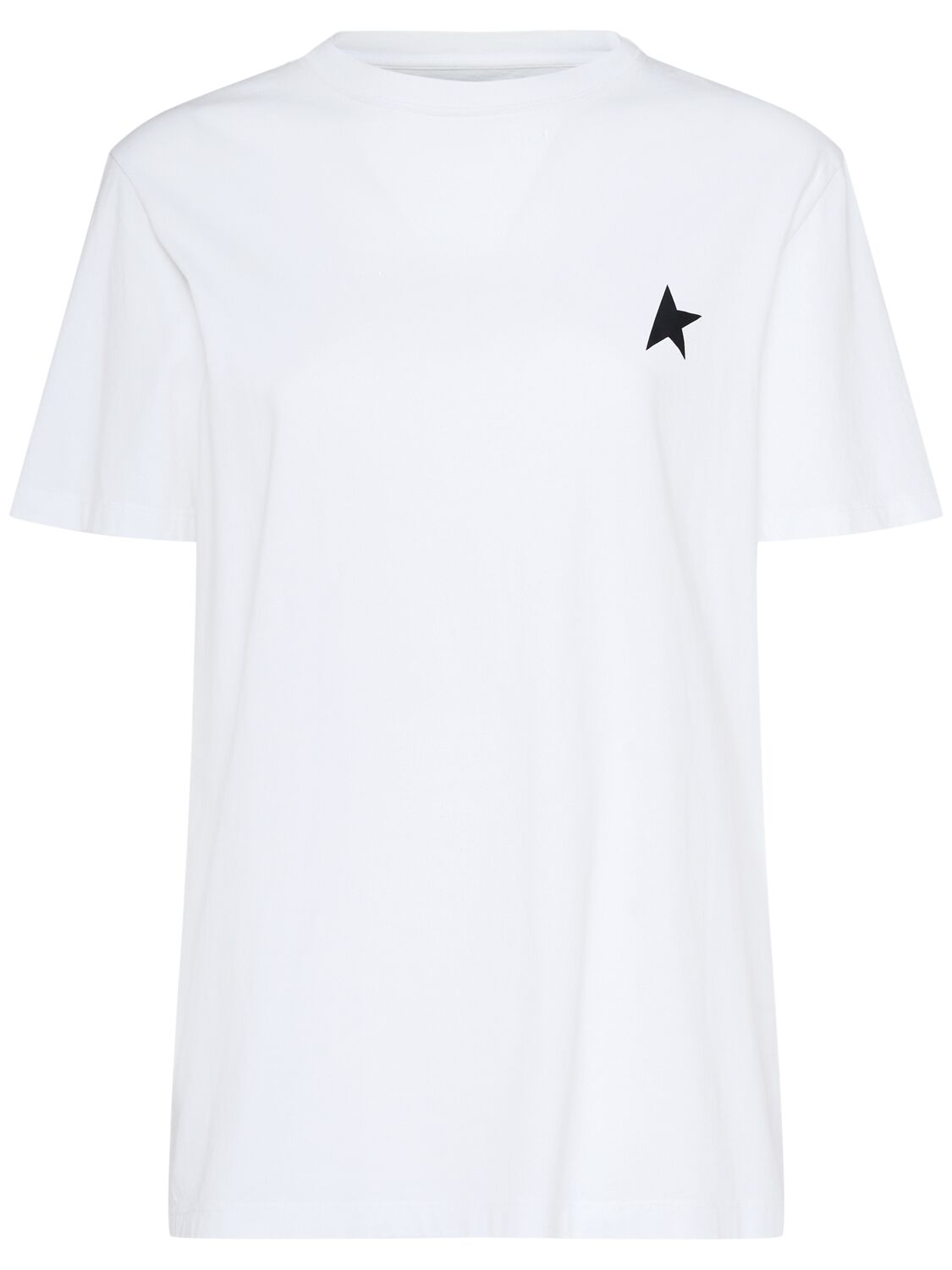 Star Cotton Jersey T-shirt - GOLDEN GOOSE - Modalova