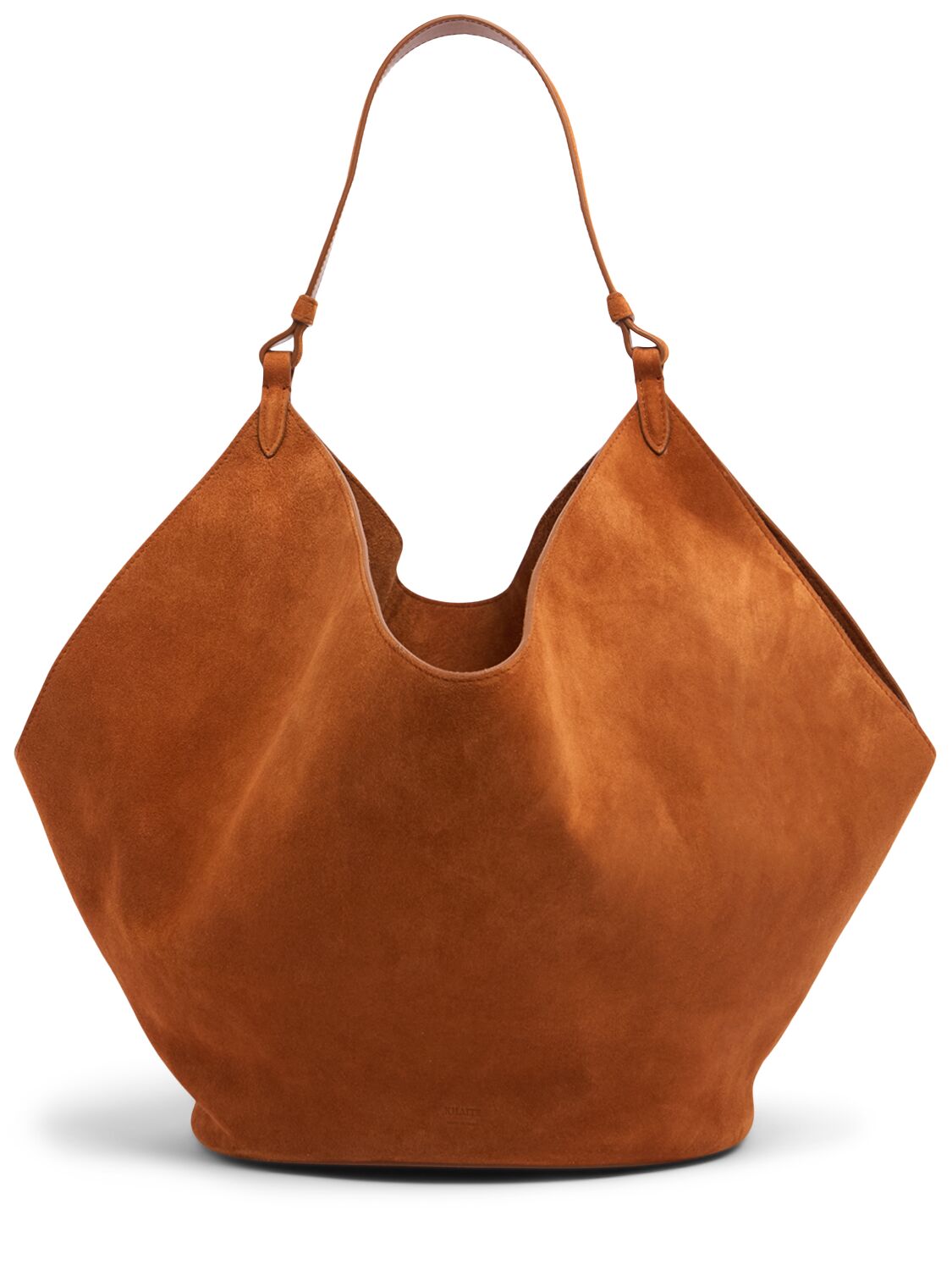 Medium Lotus Leather Shoulder Bag - KHAITE - Modalova